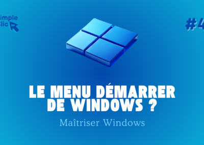 Le menu Démarrer de windows ?