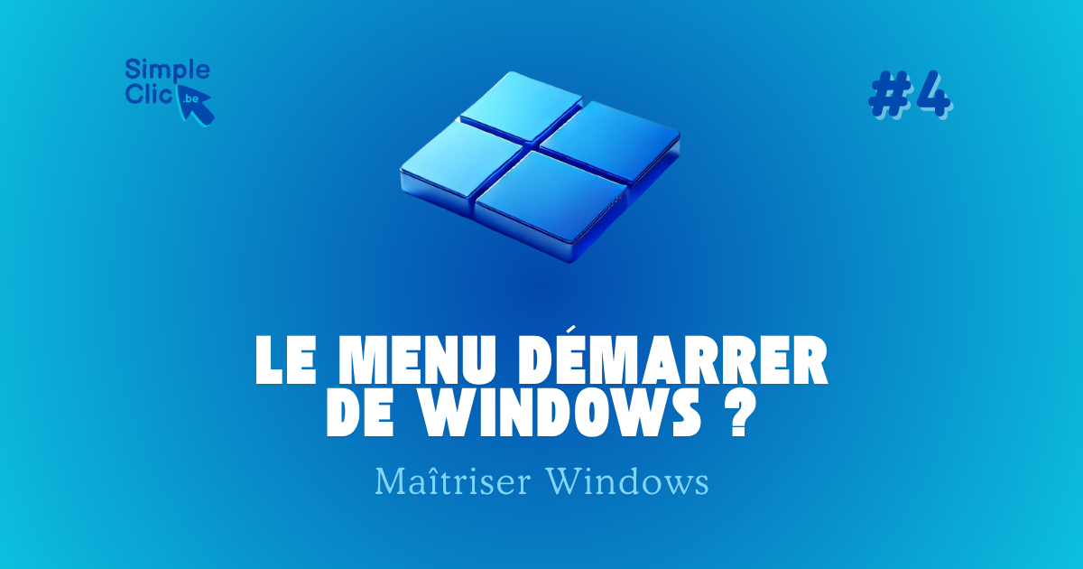 menu démarrer de Windows
