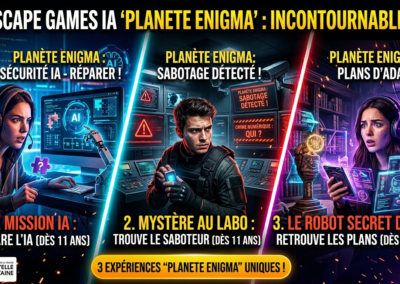 Apprenez l&rsquo;IA en jouant : 3 escape games ia